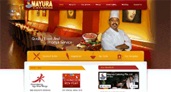 Desktop Screenshot of mayuracatering.com